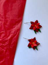 Load image into Gallery viewer, Poinsettia dangle
